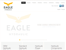 Tablet Screenshot of eagle-hydraulic.com